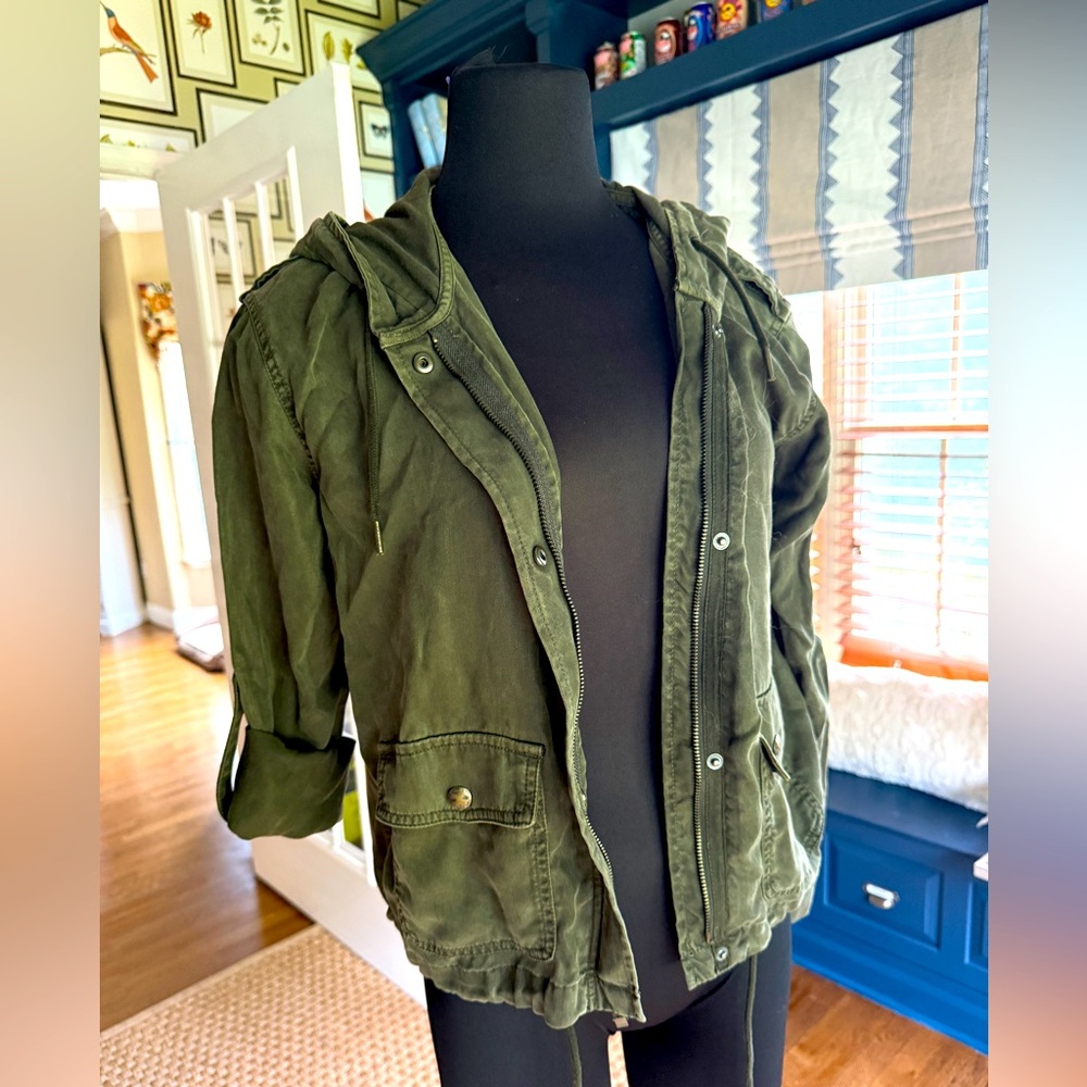 TALULA Olive Hooded Jacket XS
